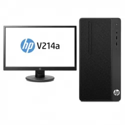 HP 290 G1 Microtower PC (HP V214a 20.7-inch Monitor)